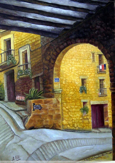 Horta de Sant Juan Oil Canvas Landscaping