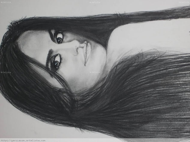 PENELOPE CRUZ Charcoal