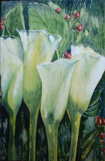 Lirios Oil Canvas