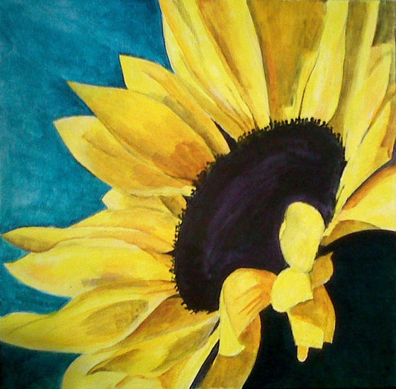 girasol Oil Canvas Landscaping