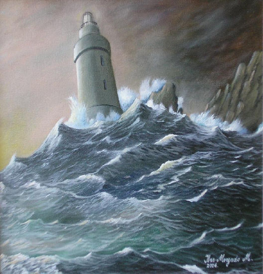 Faro y furia Oil Canvas