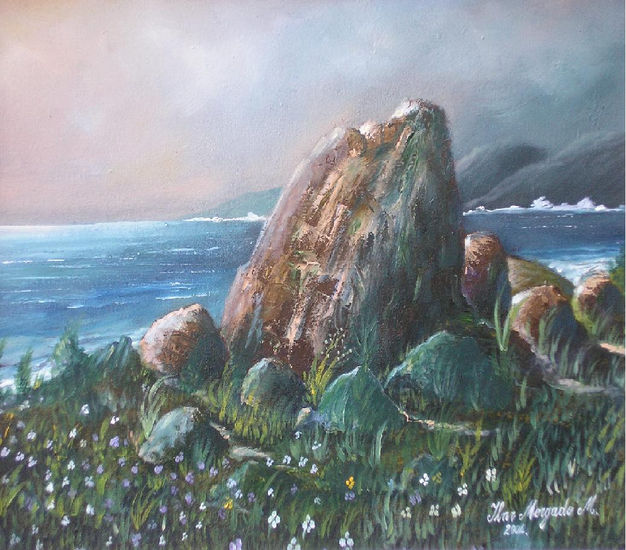 Costa de la 4ta. Region Oil Canvas