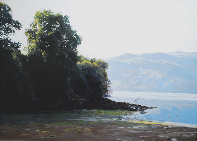 "La cala" Óleo Lienzo Paisaje