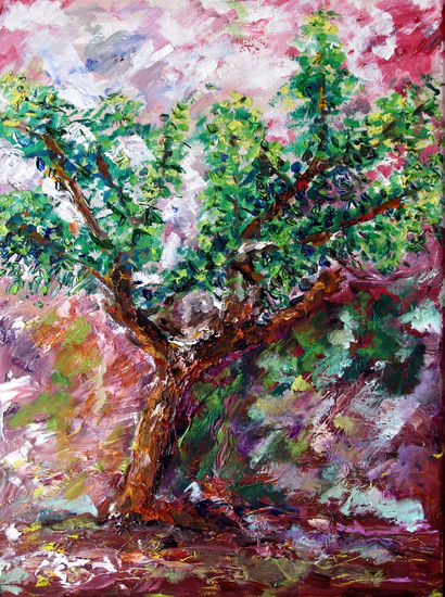 El árbol Oil Canvas Landscaping