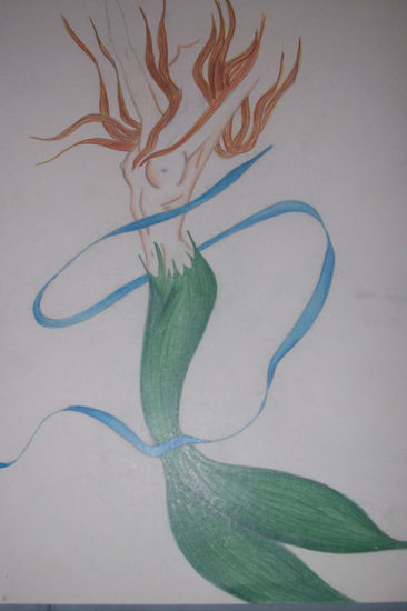 sirena danzando Pencil