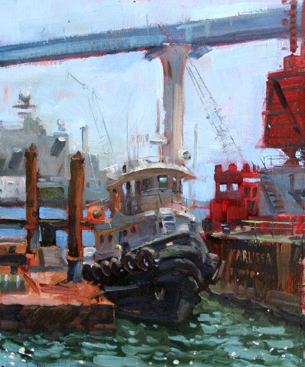 Barco de arrastre en San Diego