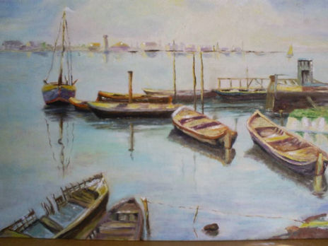 "Quietud en el puerto"