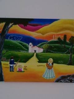 paisaje vivo en color Oil Canvas Landscaping