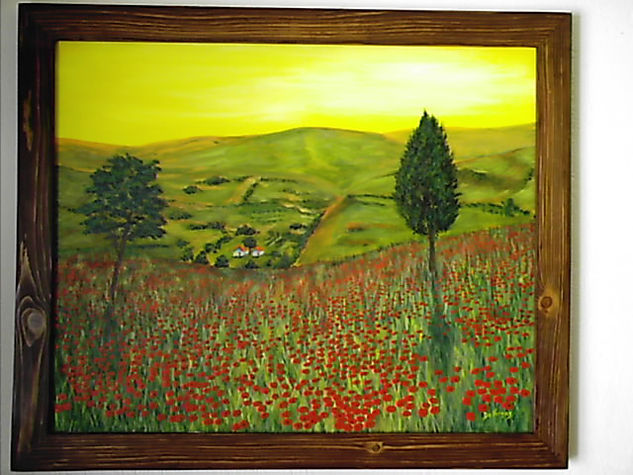 Campo Florido Oil Canvas