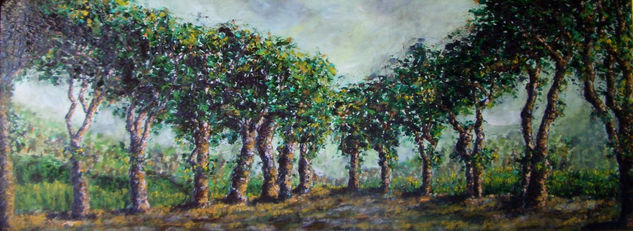 Al infinito Oil Canvas Landscaping