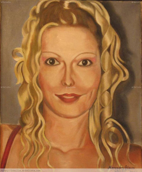 retrato Oil Canvas Portrait