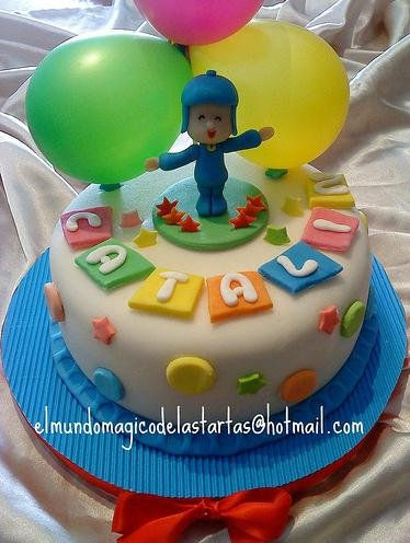 tarta pocoyo tenemos todos los personajes 