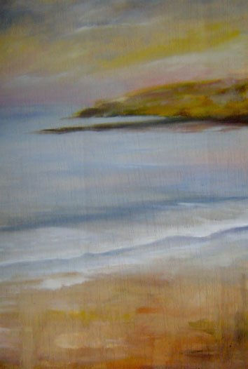 playa san lorenzo gijon Oil Canvas Landscaping