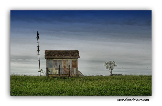 Vieja estacion Naturaleza Color (Digital)