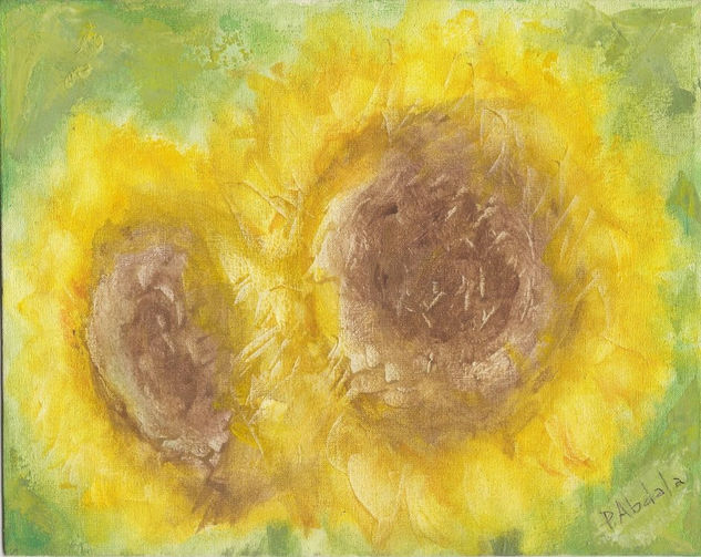 Girasoles Oil Canvas Floral Painting