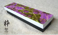 Caja decorativa tapa 8x31cm vitrales