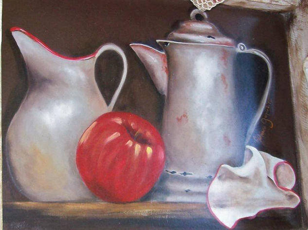 sin título Oil Panel Still Life Paintings