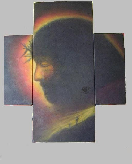 pasion de cristo Acrylic Canvas Others