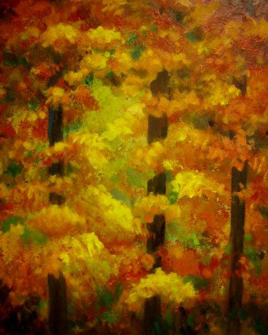 Paisaje de otoño Oil Canvas Landscaping