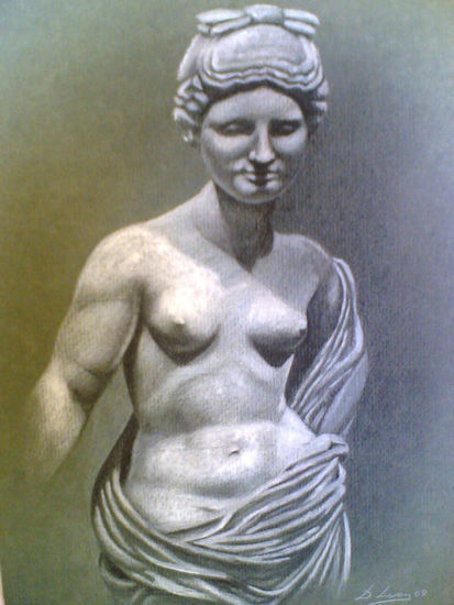 Venus helenística Pastel Paper Nude Paintings