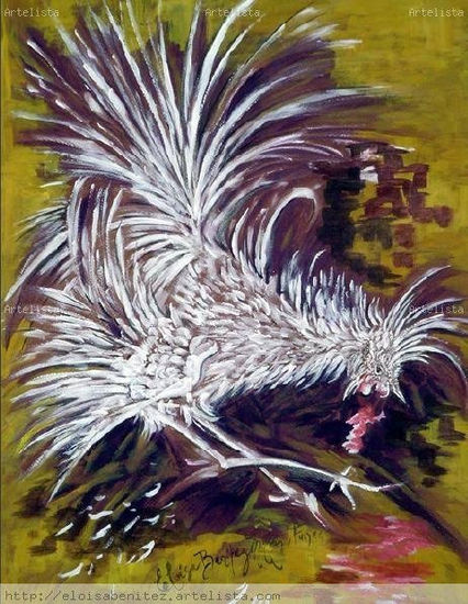 LA RIÑA Oil Canvas Animals