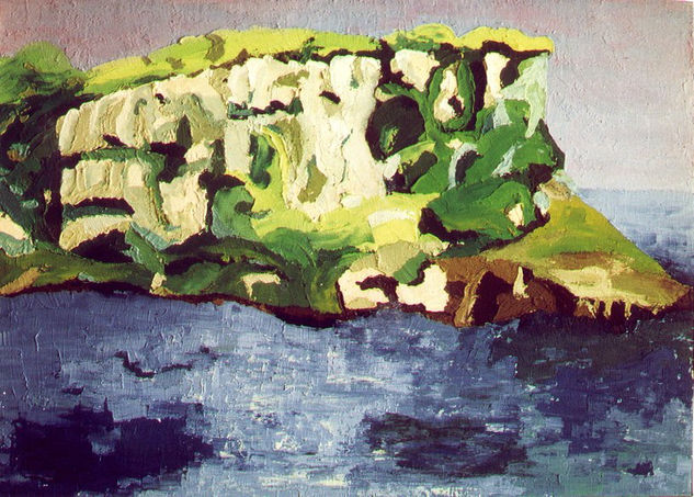 Punta de S'Inglés Oil Canvas Marine Painting