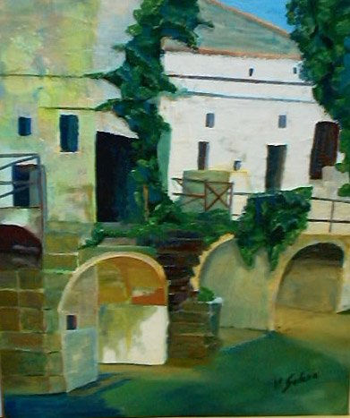 Ciudadela-Port- Oil Canvas Landscaping