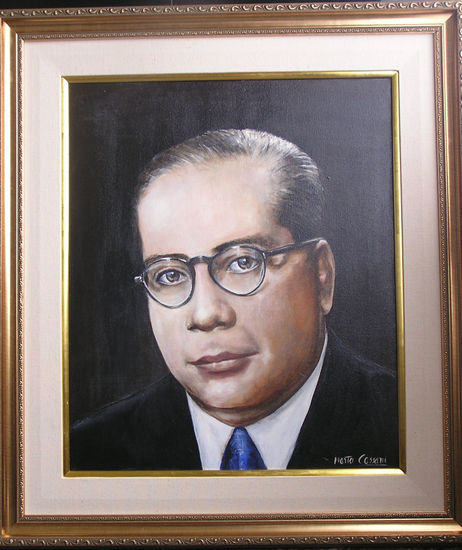 dtr. Ramon Carrillo Acrílico Lienzo Retrato