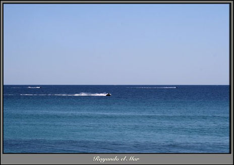 Rayando el mar