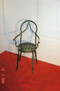 Silla de hierro unica