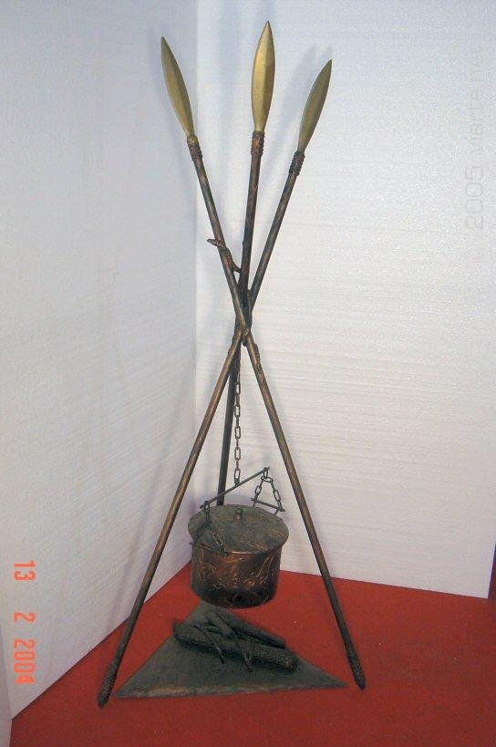 escoltura de hierro unica