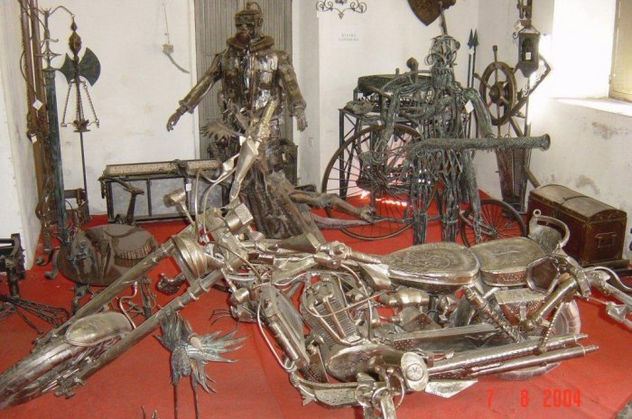 escoltura de hierro unica
