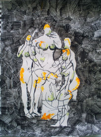 Estudios a tinta china