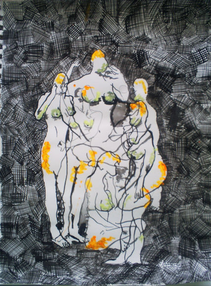 Estudios a tinta china