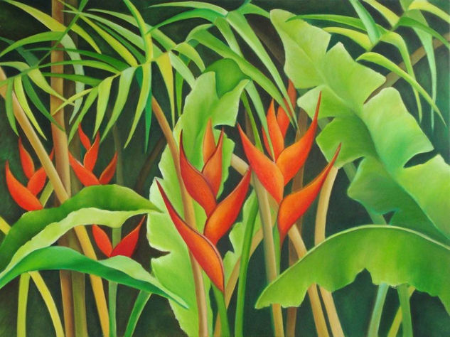 color tropical Oil Canvas Landscaping