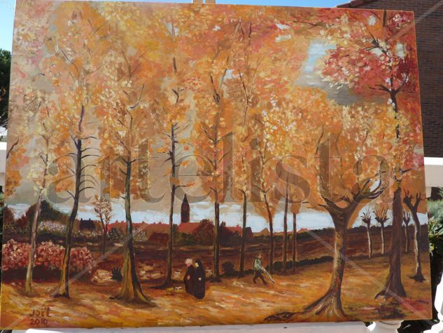 paisage de otoño Oil Canvas Landscaping