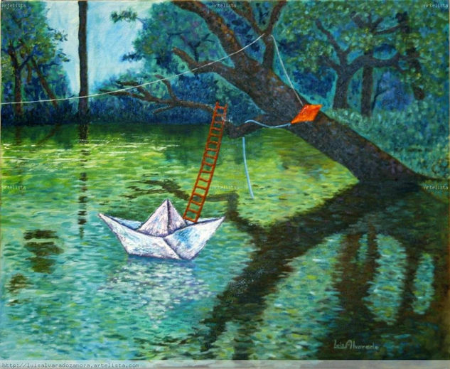 La encontré... Oil Canvas Landscaping