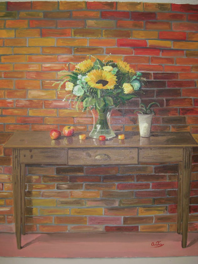 Tres girasoles