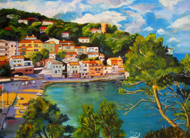 Cala del Ampurdán Oil Canvas Landscaping