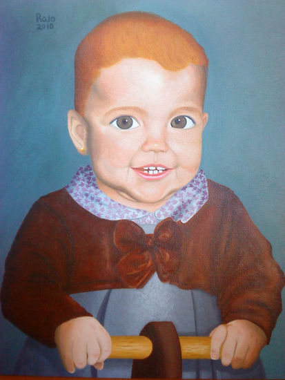 Aitana Acrylic Canvas Portrait