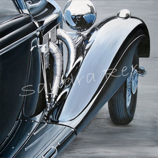 Detalle Mercedes 540 K Acrylic Canvas Others