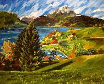 Paisaje de Suiza II