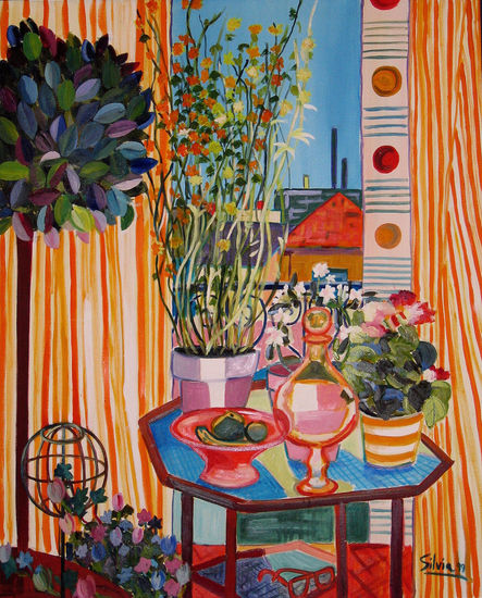 Bodegón fauve Oil Canvas Still Life Paintings