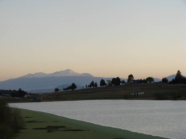 Nevado de toluca al atardecer