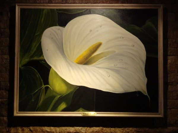 NATURALEZA BLANCA Oil Canvas Floral Painting