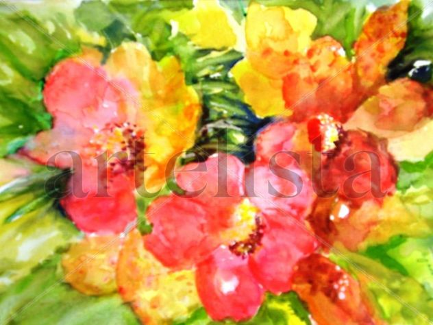 RAMILLETE DE COLORES   TONOS CALIENTES