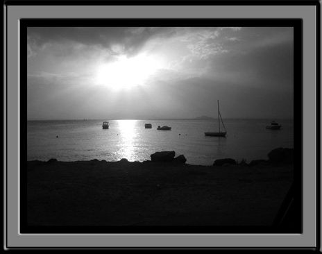 Contraluz de atardecer
