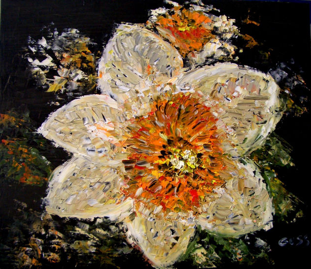 Flor No. 4 Oil Panel Landscaping