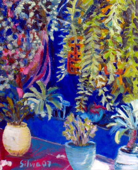 Jardín Majorelle I Oil Canvas Landscaping