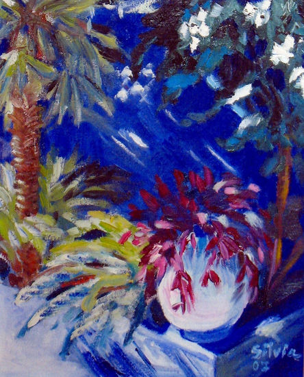 Jardín Marjorelle II Oil Canvas Landscaping